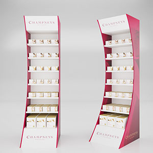 Champneys product stand design